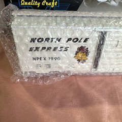 WEAVER NORTH POLE EXPRESS BOX CAR RAIL 0/27 GAUGE train