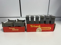 TRIANG ACCESSORIES R77 BRIDGE SUPPORTS & OTHERS X 2 BOXES