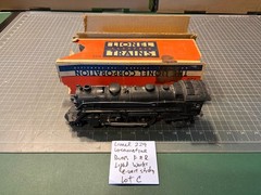 Lionel Train 229 Diecast 2-4-2 Steam Locomotive w/Light RUNS w/Box & Insert LotC