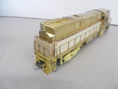 ALCO # D-110 ~ BRASS ~ C-420 LOW HOOD POWERED LOCOMOTIVE~NOS-RUNS GOOD~HO SCALE