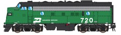 InterMountain N Scale 69277 Burlington Northern EMD F7A Locomotive