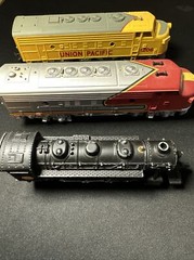Bachmann HO Union Pacific 1206 Locomotive Life Like Santa Fe Fletcher lot of 3