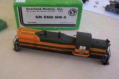 OMI Overland Great Northern GN EMD NW-5 Brass Diesel Locomotive-HO scale PROJECT