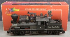 Bachmann 81196 G Pardee & Curtin Lumber Co. 2-Truck Shay Steam Locomotive #11 EX