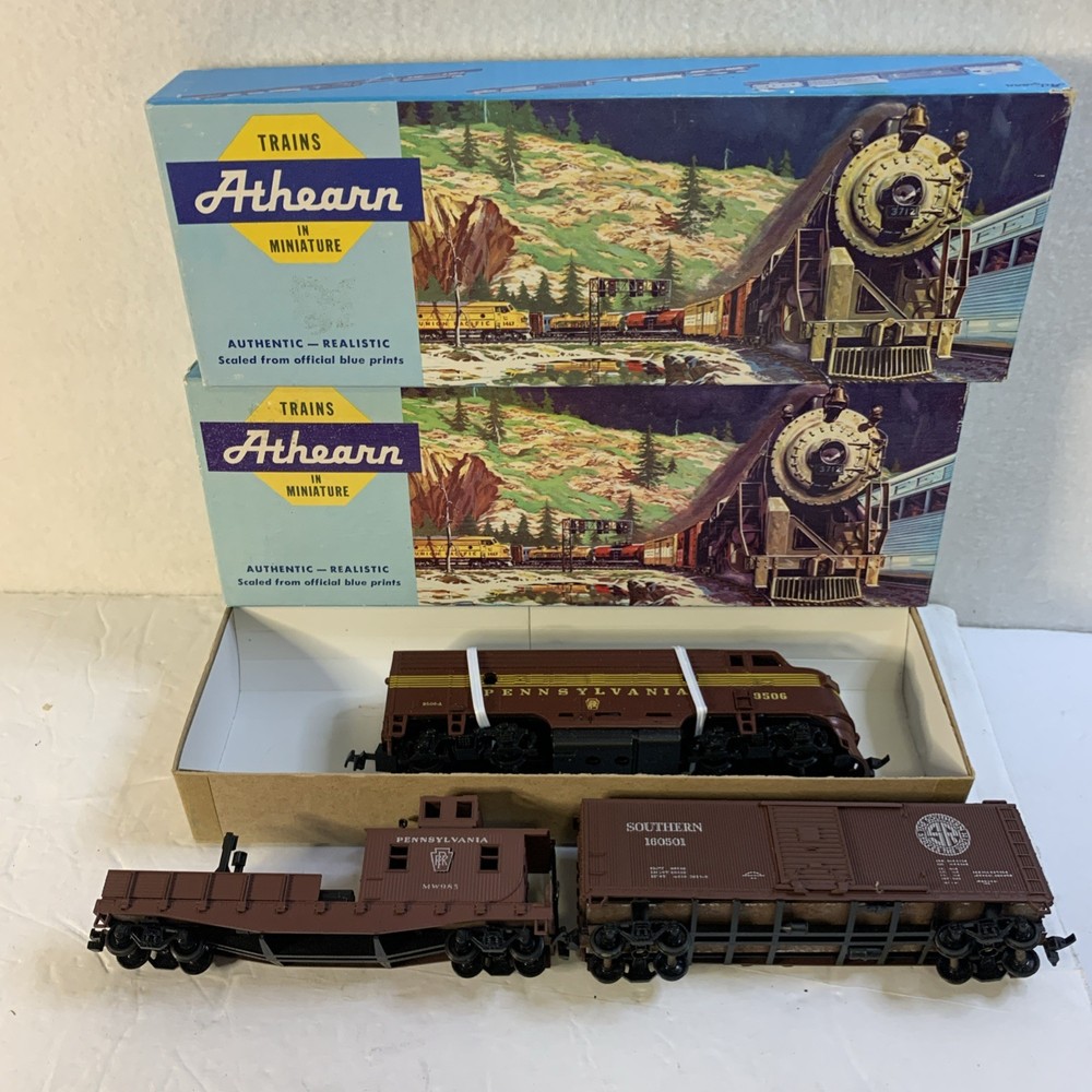 Athearn HO Scale Pennsylvania PRR Locomotive Train Engine 9506 MW985 & 160501