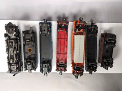 Lionel No.2037 Steam Locomotive & Tender 5 Car Freight Set No Boxes C-7