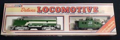 Vintage Life-Like HO Burlington Northern Locomotive and Caboose Train Kit #9790