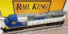 MTH RailKing 30-20001-1 CSX Dash-8 #7881–ProtoSound 2 LN/OB [W43]