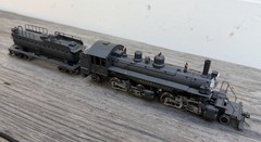 Vintage HO Brass Toby Lumber Logging 2-6-6-2 Articulated Locomotive & Tender