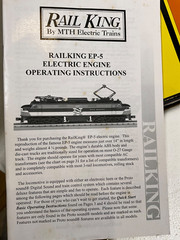 RailKing MTH 30-2170-1 O-27 New Haven EP-5 Electric Engine w/Proto #377