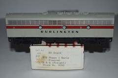 HO Scale Stewart Hobbies Burlington F7B Diesel Locomotive C57670
