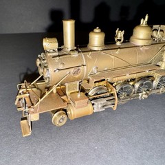HO BRASS UNITED MA & PA 2-8-0 CONSOLIDATION LOCO & TENDER VINTAGE ORIG BOXw FOAM