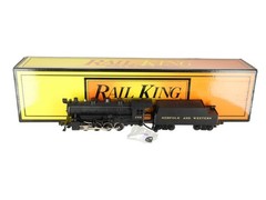 MTH 30-1111L O Scale Norfolk and Western Switch Engine #244 w/PS1 EX/Box