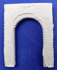 H0 SINGLETUNNEL PORTAL EXTREME DETAIL READY TO INSTALL CAST PLA EB00356 BIN 018