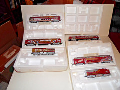 HO 49er FAITHFUL TRAIN ” THE RED AND GOLD FAITHFUL”