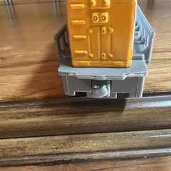 Freight Locomotive Pull Back Power Blue,Yellow & Silver #1872 NY &IL