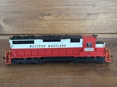 Atlas Classics HO Western Maryland 7434 SD35 Locomotive Runs REPAIRED HANDRAIL