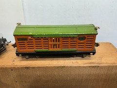 Lionel Loco 251e Red With 4 Cars Prewar O Gauge TESTED Restored (?) SET # 299