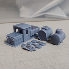 HOn30 RAIL TRUCK kit #1. For the Kato 11-109 chassis. RESIN 3D Print. NEW!
