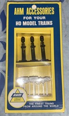 AHM Accessories for Your HO Scale Model Trains – Assorted RR & Traffic Signs