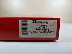 HO Rivarossi Union Pacific 4-8-4 FEF 3 #835 5427
