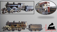 Extremely Rare Märklin 1-Gauge 4-4-0 “George the 5th” Steam Locomotive Restored