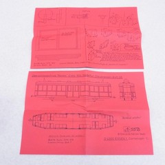 schwarze schäfchen bahn Montos EVAG 1934 Niederflur-Steuerwagen Blatt:98