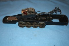 Lionel Postwar Steam Turbine Chassis/Wheels/E-unit. 1946 Smoke Bulb Version