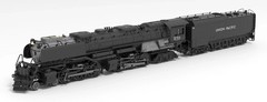 BROADWAY LTD N UP CHALLENGER BLACK & GRAPHITE DC/DCC/SOUND/SMOKE #3711 PN 6982