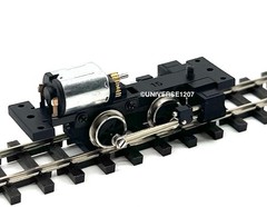 N/HOn30/HOe/009 0-4-0 Steam Locomotive Power Drive Chassis 15mm/7mm H0e Engine