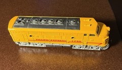 Pacific Express 1730 Pull Back Train Locomotive Engine Schilling Toy Vintage