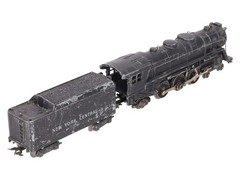Marx 333 Vintage O New York Central 4-6-2 Diecast Steam Locomotive & Tender