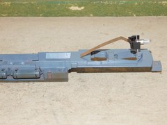 Athearn HO Parts AC-4400 Locomotive Frame w/ Headlight Lightly Weathered