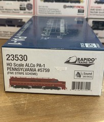 Rapido HO Alco PA1 PB1 Set DCC Sound Pennsylvania Railroad 5759 LNIB