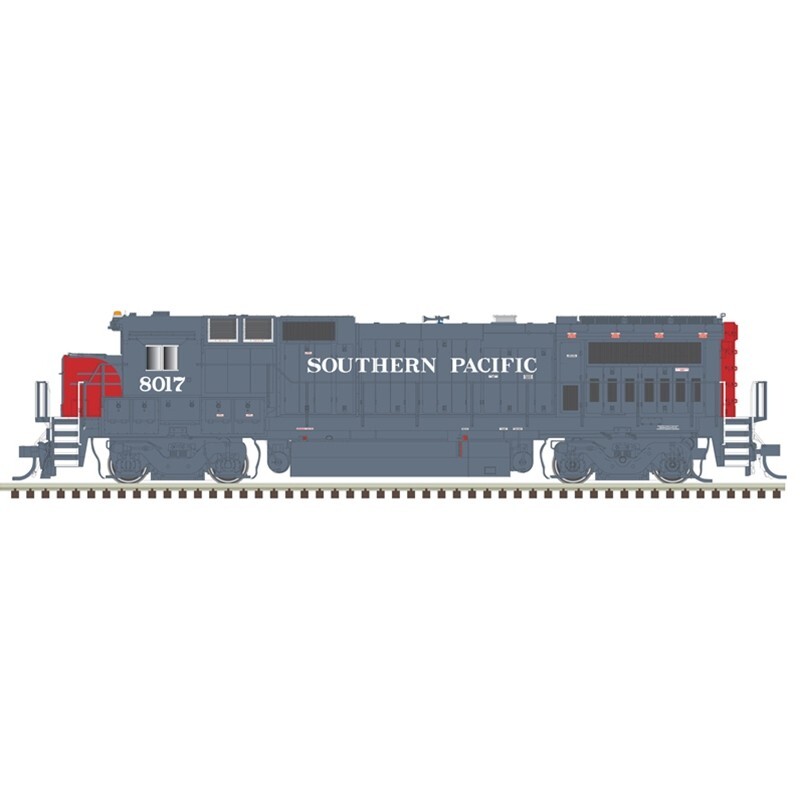ATLAS 10004322 HO DASH 8-39B LOCOMOTIVE SOUTHERN PACIFIC # 8017 DCC/LOKSOUND