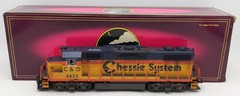 MTH 20-2491-3 Chessie GP38-2 Non-Powered Diesel Engine #4825 EX/Box