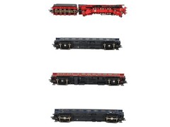 Fleischmann 781004 N DB “Gambrinus” Steam Locomotive & Passenger Car (Set of 4)