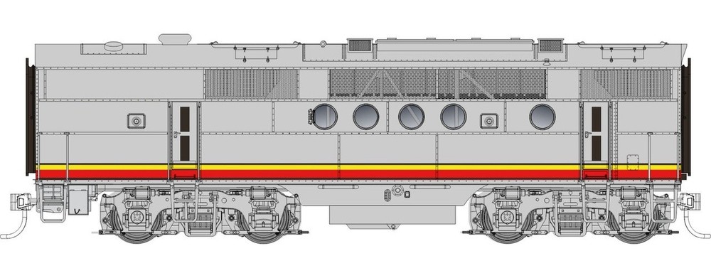 Rapido ~ HO Scale ~ EMD FT Booster ~ Santa Fe ATSF ~ DC Version ~ 053004