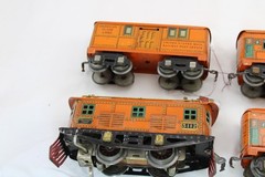 O Gauge – Pre-War American Flyer – Paul Revere Boxcab Set – Orange