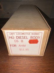 CARY LOCOMOTIVE WORKS HO DIESEL BODY E6 B FOR AHM