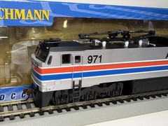 BACHMANN 65502 HO SCALE AMTRAK PHASE II E60CP ELECTRIC LOCOMOTIVE #971 DCC