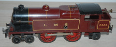 HORNBY O GAUGE CLOCKWORK No 2 SPECIAL TANK LOCOMOTIVE IN RED LMS LIVERY