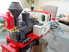LGB LEHMANN G SCALE BIG TRAINS 24171 CIRCUS STEAM LOCOMOTIVE SMOKER 0-4-0
