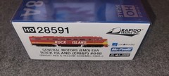 Rapido HO Scale Rock Island E8A Bright Read and Yellow Scheme DCC/Sound #648