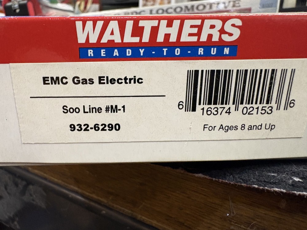 DCAS- HO EMC Gas Electric Soo Line DC NIB NOS # 932-6290 NOS MINT