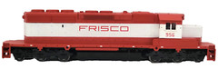 ATHEARN 4430 BLUE BOX HO SCALE SD40-2 FRISCO #956 DC POWERED NEW TESTED