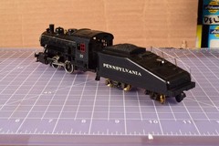 0-4-0 Steam Loco Yard Switcher, working condition, tender w/cosmetic issues VAL