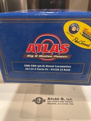 Atlas O Scale 3 Rail Santa Fe SW8 Deisel Engine