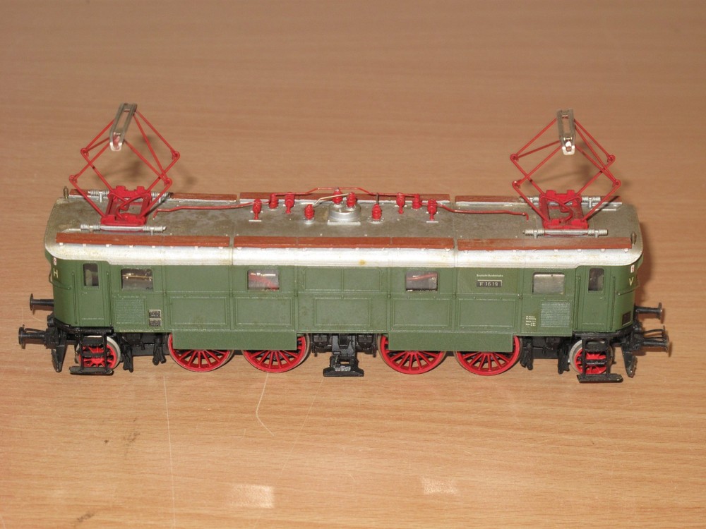 M+F Merker + Fischer H0 E-Lok DB E 16 19 Green In Top
