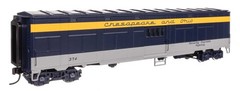 10843 Walthers HO C&O-Style Express Boxcar Troop Sleeper Conversion C&O #374